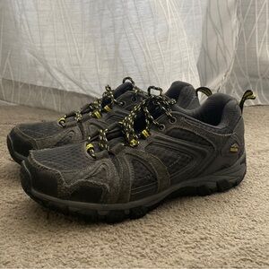 Men's Black and Gray Hiking Shoes